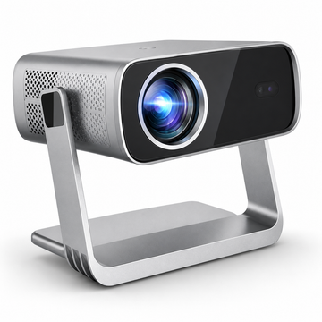 Proiector smart Hoco DT5, Full HD 1080P, Android, wireless, ecran pana la 180 inch, gri