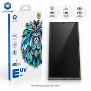 Folie Sticla UV Clear Lito pentru Samsung Galaxy S24 Ultra, Instalare AUTOMATA cu UV Kit Box, Protectie Extinsa 9H, Ultra Clear Transparenta, 6.8 inch - imagine 1