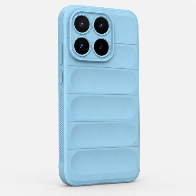 Husa Wave pentru Xiaomi 17T PRO, Grip Anti-Shock, TPU - Bleu