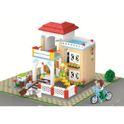 Joc de constructie Dulce casa, pvc, Sluban M38-B0533, 380 piese, 38x28.5x6.7cm