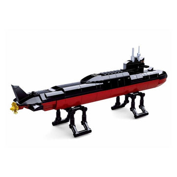 Joc de constructie Submarin, pvc, Sluban M38-B0703, 227 piese, 38x23.7x6.7cm