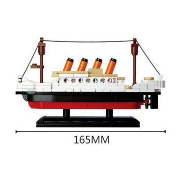 Joc de constructie Vapor Titanic, pvc, Sluban M38-B0576, 194 piese, 23.7x18.9x4.5cm