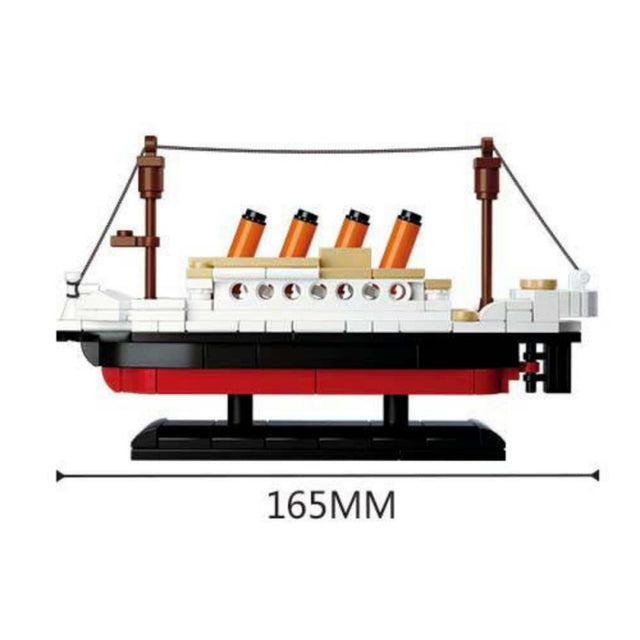 Joc de constructie Vapor Titanic, pvc, Sluban M38-B0576, 194 piese, 23.7x18.9x4.5cm