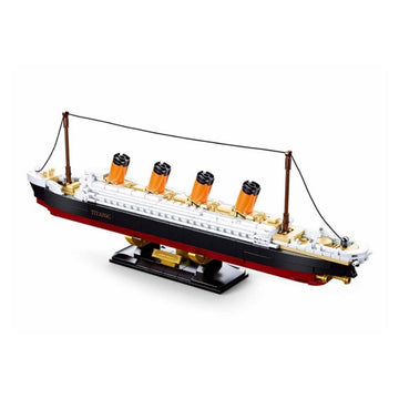 Joc de constructie Vapor Titanic, pvc, Sluban M38-B0835, 481 piese, 4.5x33x6.7cm