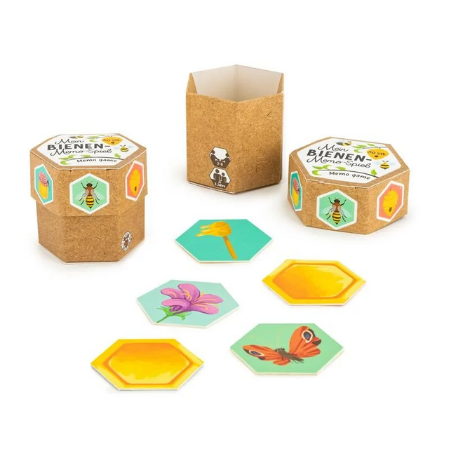 Joc Memo Trendhaus, Albine, forma hexagonala, 50 carti/pachet, multicolor, 3+ ani, CH28885