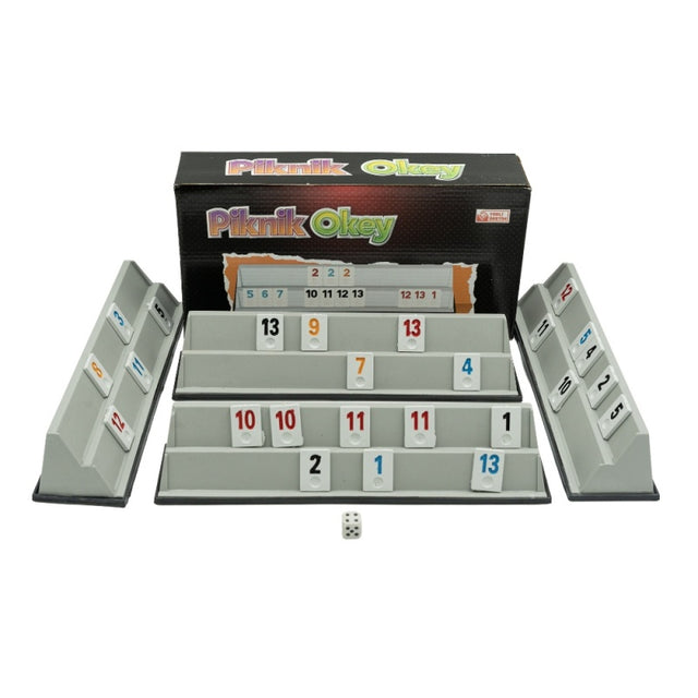 Joc Rummy - CNX, suport si piese plastic, spot Dayan okey, mic, 37500018 / 27500011