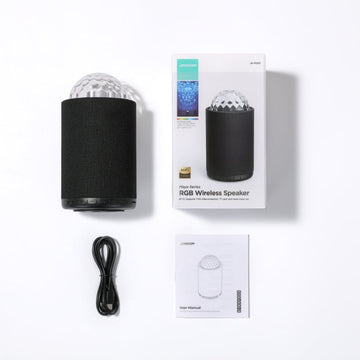 Boxa Portabila Joyroom JR-MS01, BT 5.1, cu LED, 2200mAh, 8W - Negru