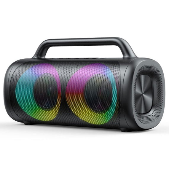 Boxa Portabila Joyroom JR-MW02, BT 5.0, cu LED, 2400mAh, 2x20W - Negru