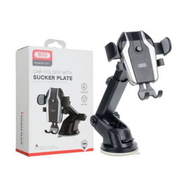 Suport Auto XO C77, cu Cleme Laterale, Montaj Bord, AutoGravity, MultiAngle - Negru