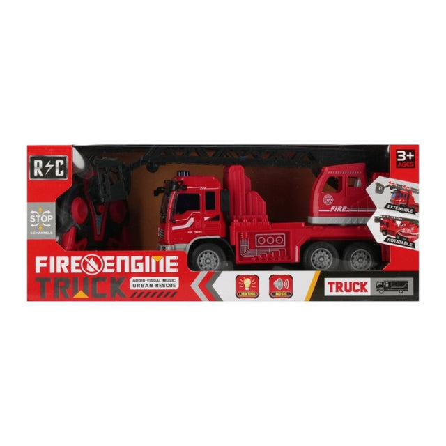 Jucarie autospeciala pompieri lumini, sunete MegaCreative 570857, 23x12x8cm, telecomanda, +3ani