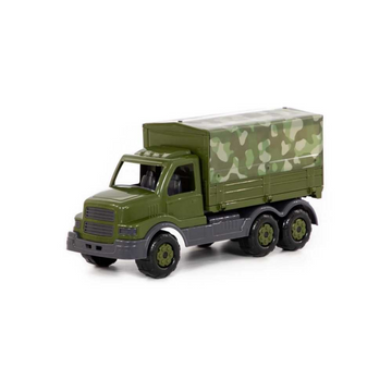 Camion militar cu prelata MegaCreative 49193, 45cm, plastic, multicolor, 3+ ani