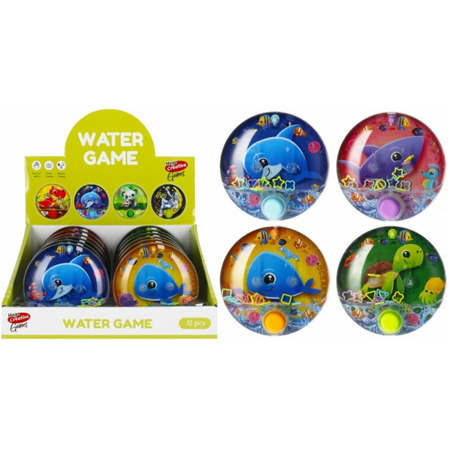 Joc de indemanare cu cercuri MegaCreative Ocean 506920, 10cm, diverse modele, plastic, 3+ ani