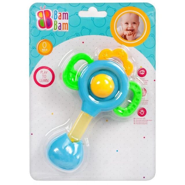 Jucarie bebelusi zornaitoare - floare - Bam Bam 414255, 0+ luni