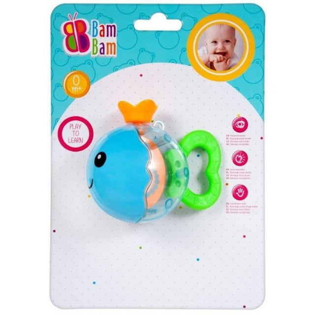 Jucarie bebelusi zornaitoare - pestisor - Bam Bam 414265, 0+ luni