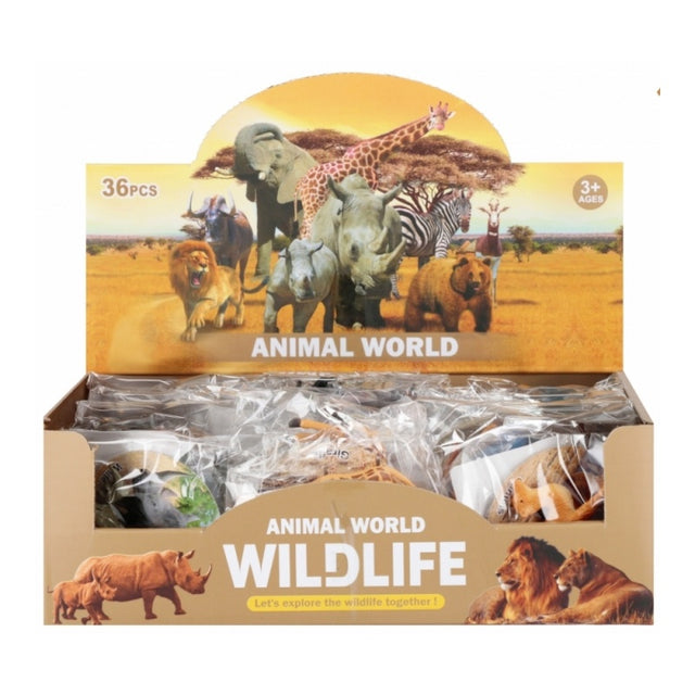 Jucarie figurina animal salbatic MegaCreative 571510, 8x9cm, pvc, +3 ani