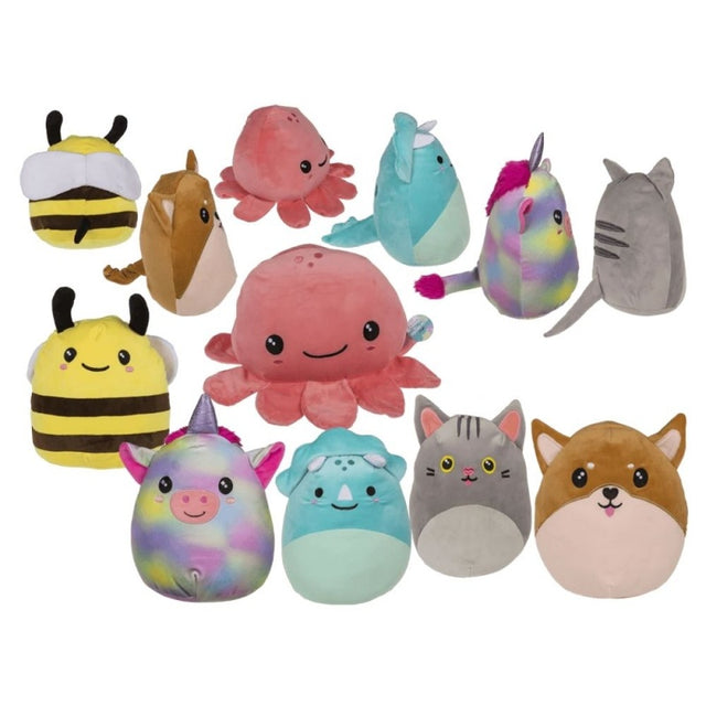 Jucarie figurina XL animalute Squishy Out of the blue 61/6732 / 35244, 6 modele asortate, 30cm