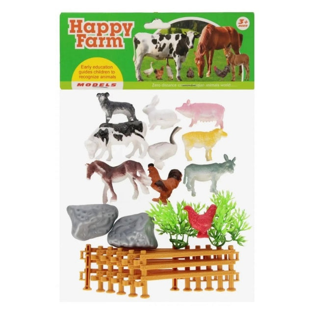 Jucarie figurine animale domestice MegaCreative 570089, 9 buc/set cu accesorii