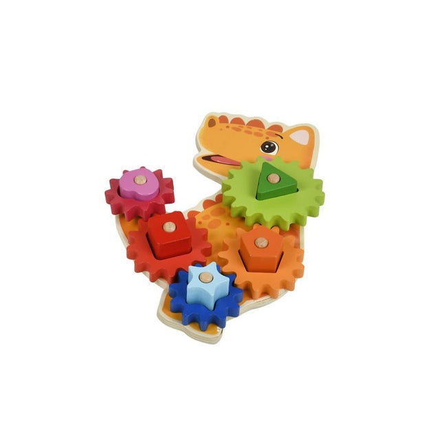 Jucarie lemn educativa dinozaur