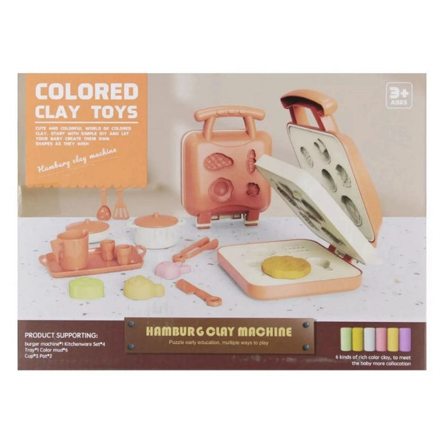 Jucarie plastilina - masina de facut hamburger Mega Creative 545633