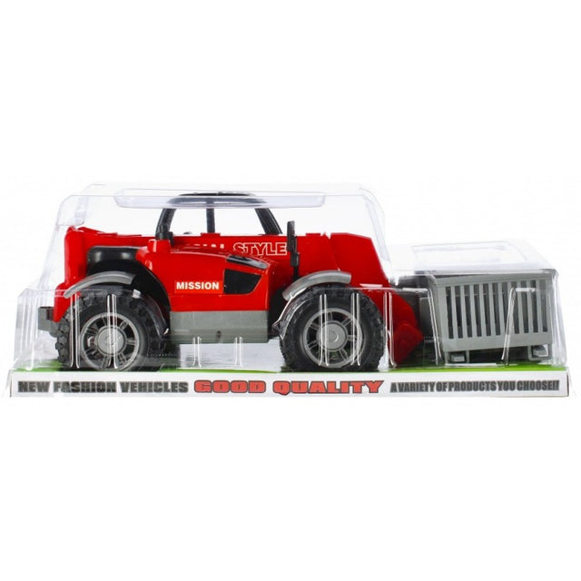 Utilaj agricol MegaCreative 500579, 26cm, plastic, rosu, 3+ ani