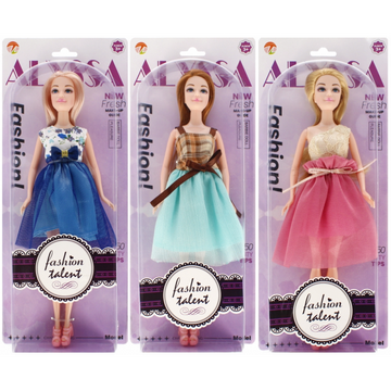 Jucarie papusa Alyssa 29cm, diverse modele, +3 ani, MegaCreative, 524117