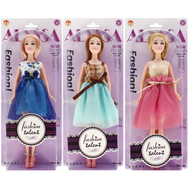 Jucarie papusa Alyssa 29cm, diverse modele, +3 ani, MegaCreative, 524117