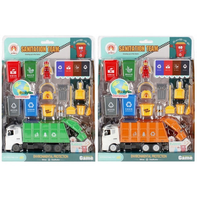 Camion de gunoi MegaCreative 454455, accesorii incluse, plastic, multicolor, 3+ ani