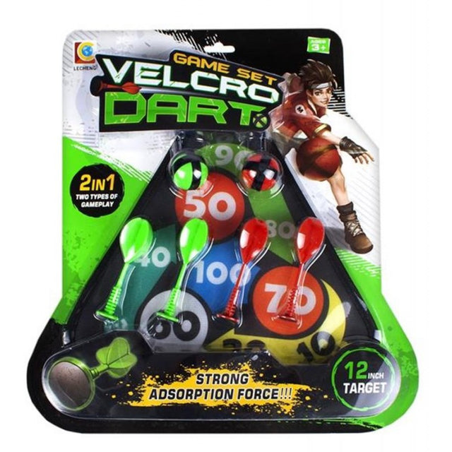 Set Darts 2 in1 - cu scai, triunghiular, include 4 sageti, 2 bile, diverse modele, multicolor, 3+ ani, MegaCreative, 429817