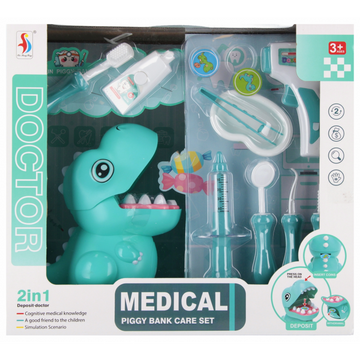 Jucarie set dentist dinozaur, 35x31x14cm, 3+ ani, MegaCreative, 545485