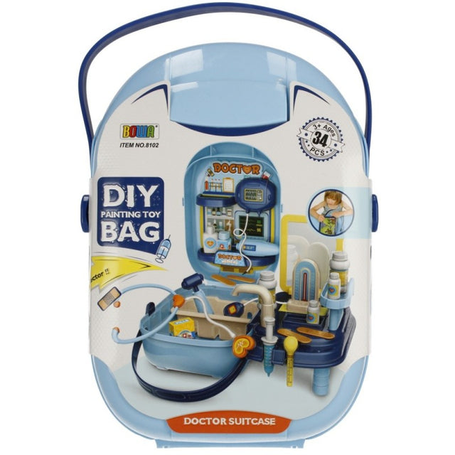 Set de doctor - gentuta cu accesorii - 34 de piese, MegaCreative 483182, 3+ ani