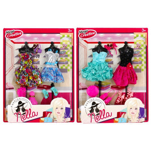 Accesorii papusi - Nella - rochite fashion si accesorii, 29cm, diverse modele, 3+ ani, MegaCreative, 435870