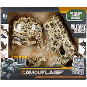 Set militar - pistol cu munitie si echipament de camuflaj - 17 piese, MegaCreative 482733, 6+ ani