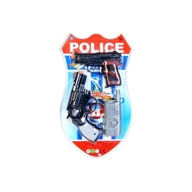Set de politist - pistoale + statie de emisie - MegaCreative 362538, 3+ ani