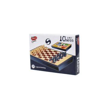 Joc 2in1 - Sah si Parchis - MegaCreative, 17x12cm, 3+ ani, 511316