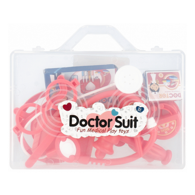 Jucarie set trusa medicala (gentuta fete, accesorii consult), MegaCreative, 498949