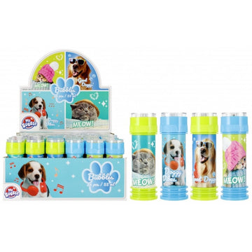 Jucarie solutie baloane sapun, catel/pisica, My Bubble Cute, recipient plastic, 509205, 55ml