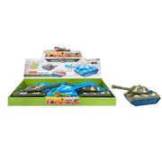 Tanc militar MegaCreative 458277, 24cm, plastic, diverse culori, 3+ ani