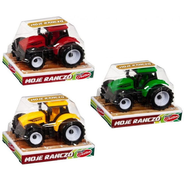 Tractor agricol MegaCreative 382270, plastic, diverse culori, 3+ ani