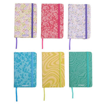 Jurnal A6 Keyroad KR990176, 80 pagini, diverse culori, cu elastic