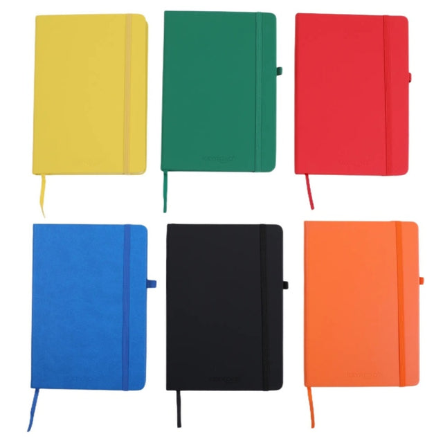 Jurnal Keyroad KR990175, 96 pagini, 140x200mm, diverse culori, cu elastic