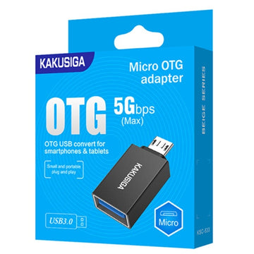 Adaptor OTG Transfer Kaku KSC-533, USB-A la MicroUSB - Negru