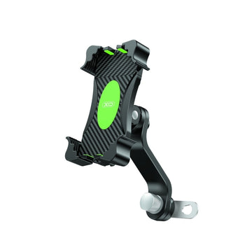 Suport Moto/Bike XO C118, cu Cleme Laterale, Montaj Oglinda, MultiAngle, 4 Corners - Negru