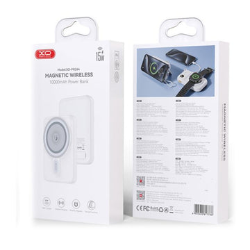 Baterie Externa Wireless XO Design PR264, MagSafe, 10000mAh, PD20W - Alb