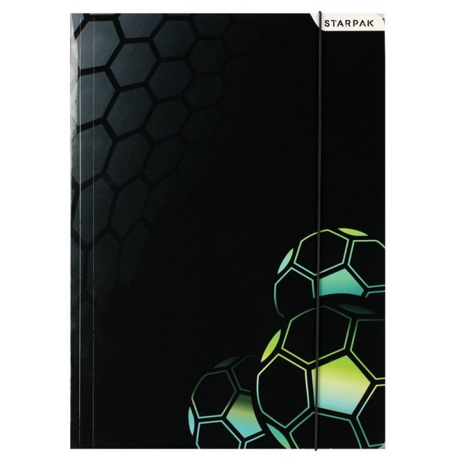 Mapa carton Starpak Fotbal 447887, cu elastic, A4, carton