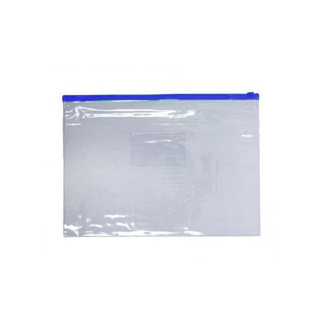 Mapa plastic CNX F53 / F54, cu fermoar zip, A5, 120 microni, transparent