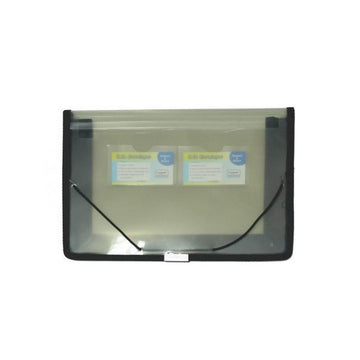 Mapa plastic Office Cover T4162A, cu elastic, A4, cu burduf panza 7cm