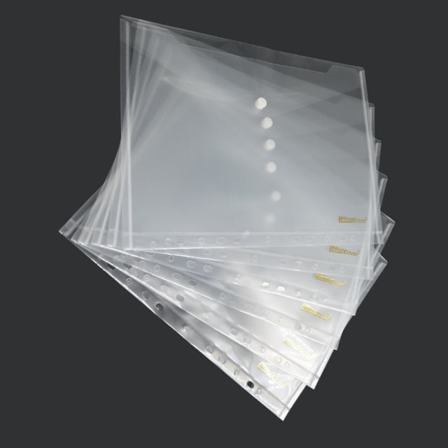 Mapa plastic Office Cover, cu capsa si perforatii, A4, 160 microni, plastic
