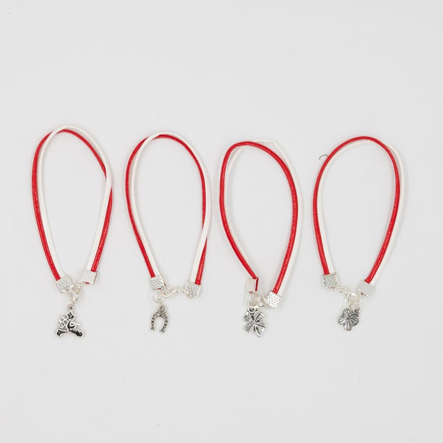 Martisor - Bratara cu snur PVC, diverse modele, set 20 buc