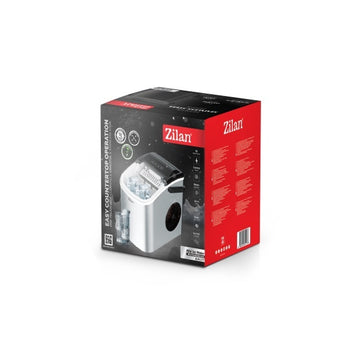 Masina de facut gheata Zilan ZLN1177, 12-15kg/zi, rezervor 2L, 95W, otel inoxidabil