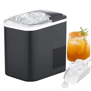 Masina de gheata portabila Hoffmans HM9811, 120W, 1.5L, negru